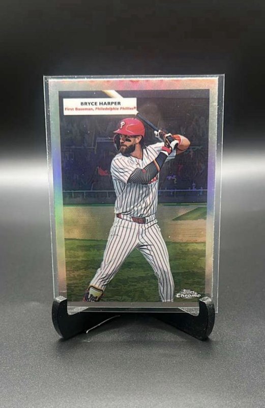 2025 Topps Chrome Platinum Refractor HARPER, SCHMIDT #55DH-4- PHILLIES⚾️