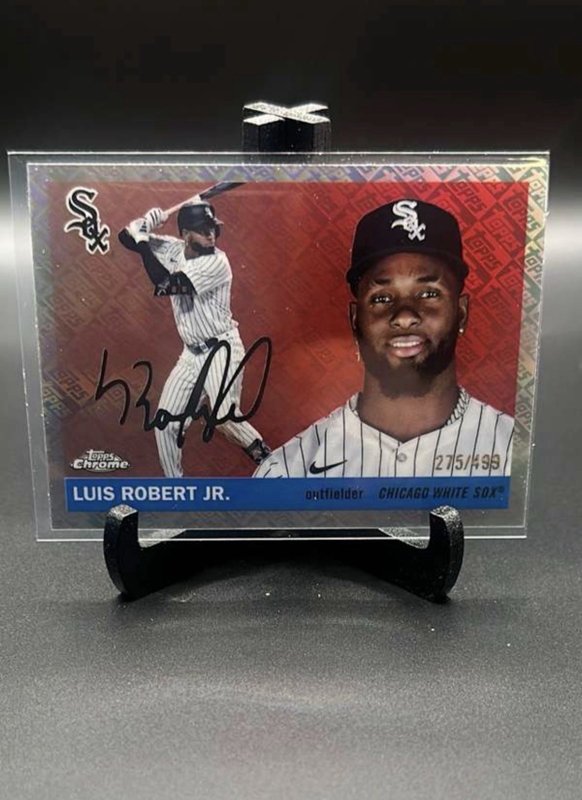 2025 Topps Chrome Platinum Luis Robert Jr. #90 Logo Refractor /499 White Sox