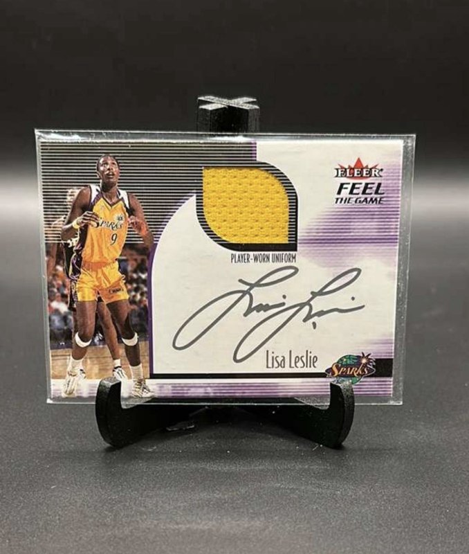 2001 Fleer WNBA Feel the Game G/U Lisa Leslie Los Angeles Sparks