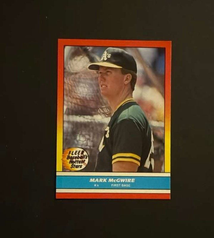1988 Fleer Baseball's Hottest Stars - Mark McGwire #26