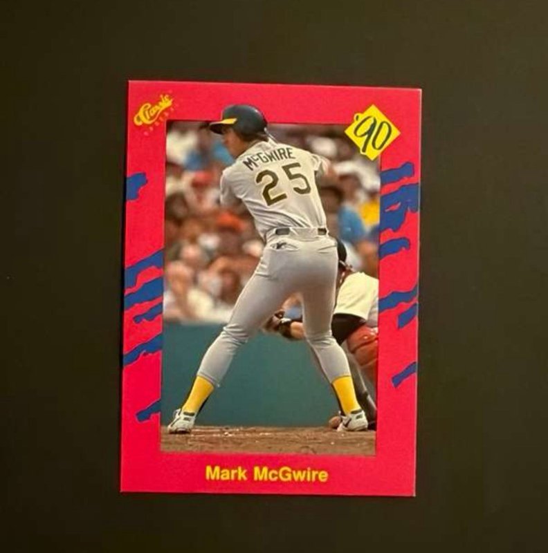 1990 Classic Update Pink Travel Edition - Mark McGwire #T33
