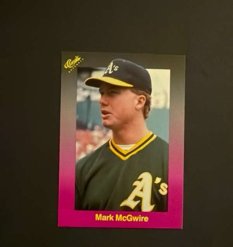 1989 Classic Update Purple Travel Edition - Mark McGwire #190
