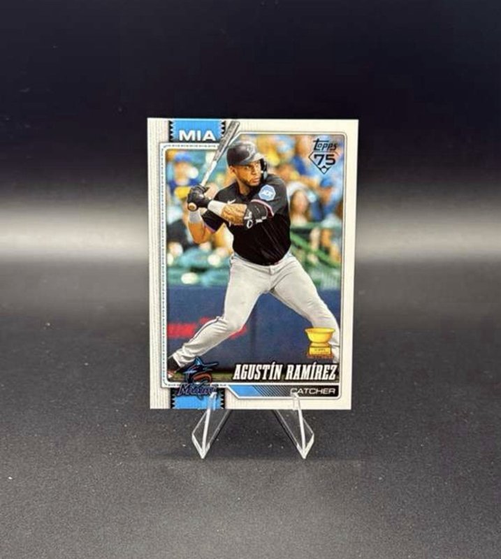 2026 Topps #287 Agustín Ramírez Miami Marlins
