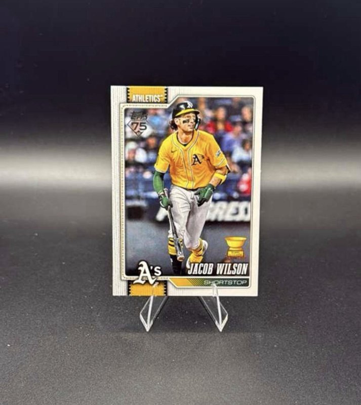 Jacob Wilson- 2026 Topps Series 1 #240 Oakland Athletics
