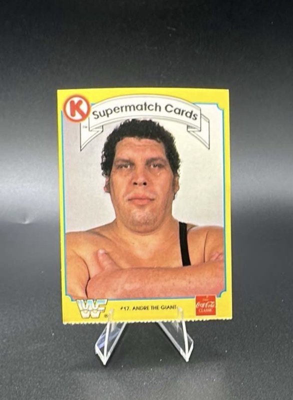 1987 Circle K WWF Andre the Giant #17 Without Tab