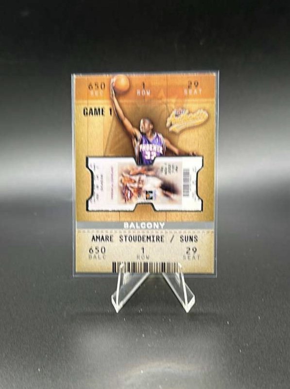2002-03 Fleer Authentix Amare Stoudemire Rookie Card RC Suns Balcony 061/250