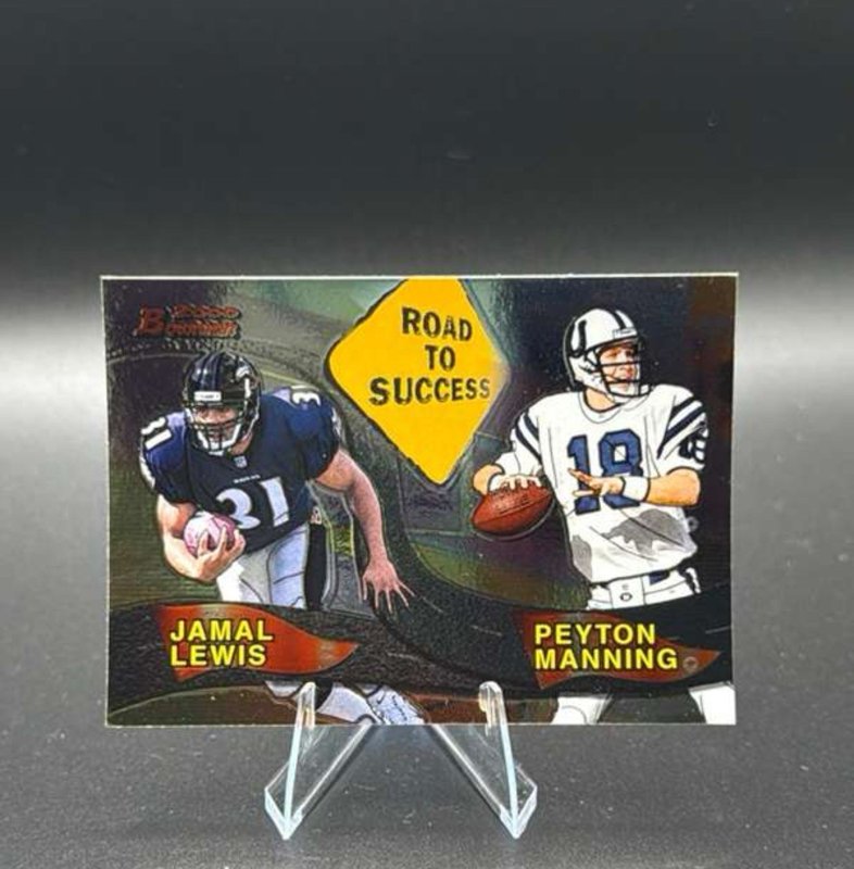 2000 Bowman Road to Success #R2 Jamal Lewis / Peyton Manning