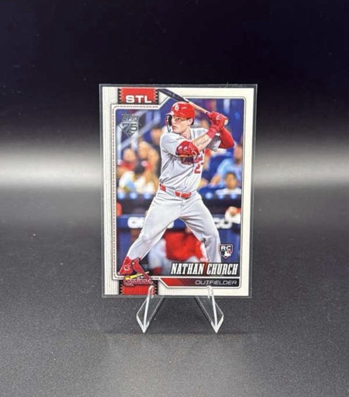 2026 Topps Series 1 - Nathan Church #24 (RC)
