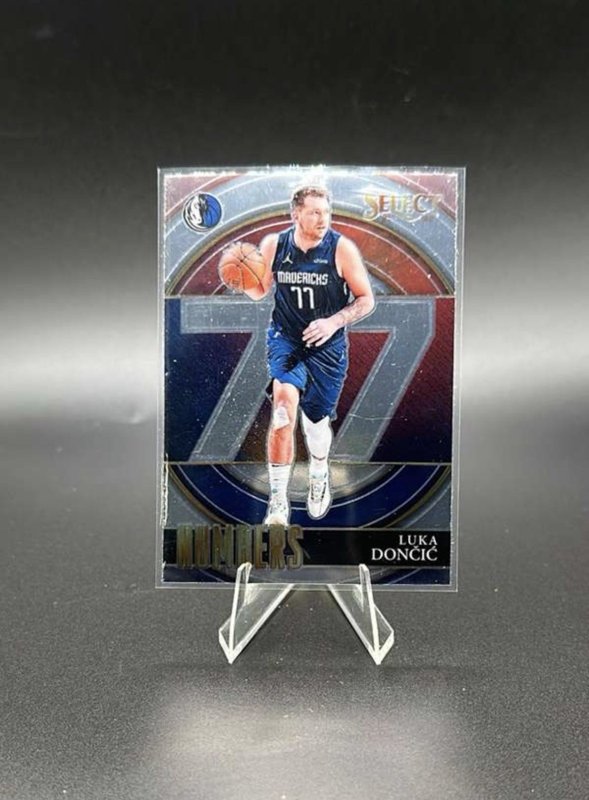 Luka Doncic 2021-22 Panini Select #7 Select Numbers