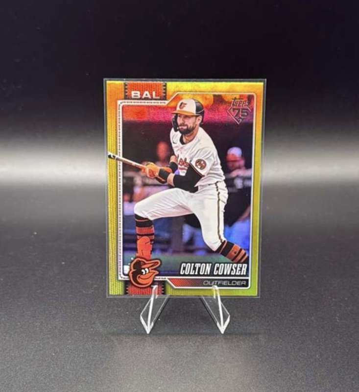 2026 Topps Series 1 - Colton Cowser #166 Yellow Rainbow Foil /399