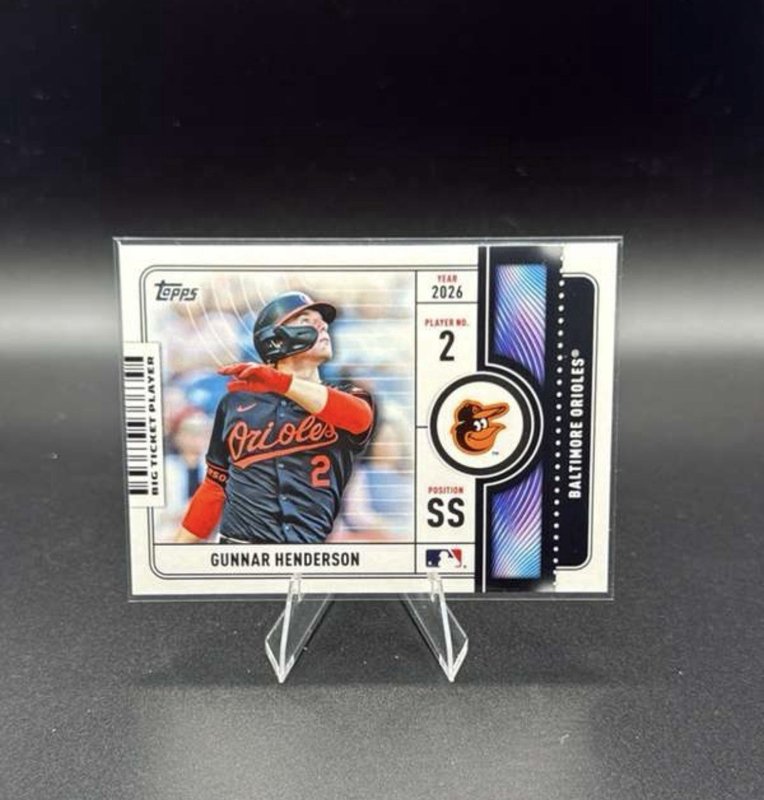 2026 Topps Series 1 - Big Ticket Players Gunnar Henderson #BTP-4