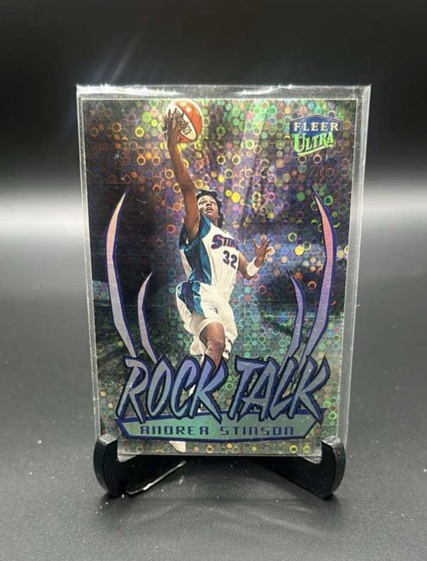 1999 Fleer Ultra WNBA - Rock Talk Andrea Stinson #8 RT