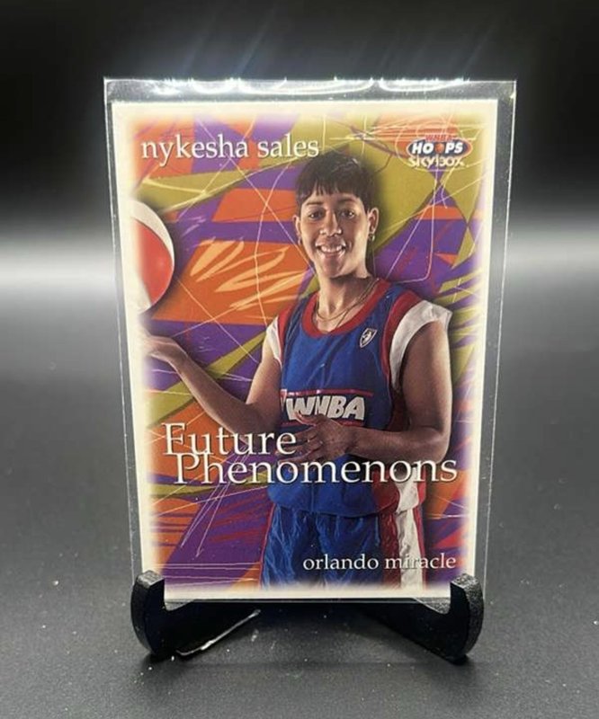 1999 WNBA Hoops Skybox - Future Phenomenons Nykesha Sales #107 (RC)