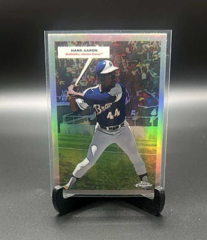 2025 Topps Chrome Platinum Hank Aaron Ronald Acuna Doubleheaders SSDH-11