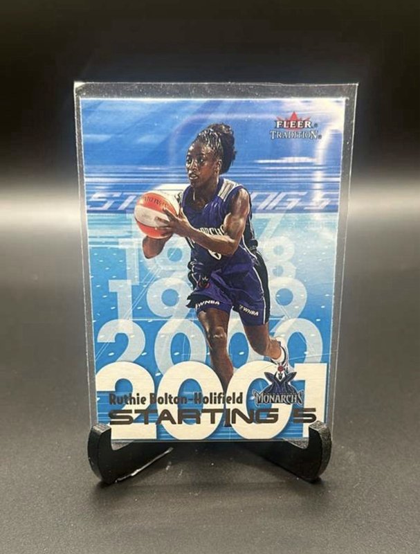 2001 Fleer Tradition WNBA #15 S5 Ruthie Bolton-Holifield Starting Five