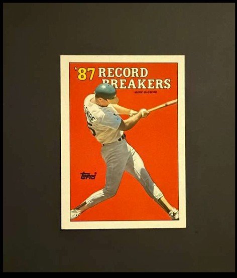 1988 Topps - Record Breakers Mark McGwire #3