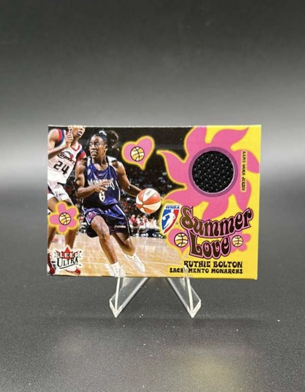 2002 Fleer Ultra WNBA - Summer of Love Ruthie Bolton Memorabilia (MEM)