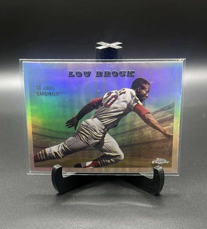 2025 Topps Chrome Platinum Rails And Sails - Lou Brock #55RS-2 Cardinals