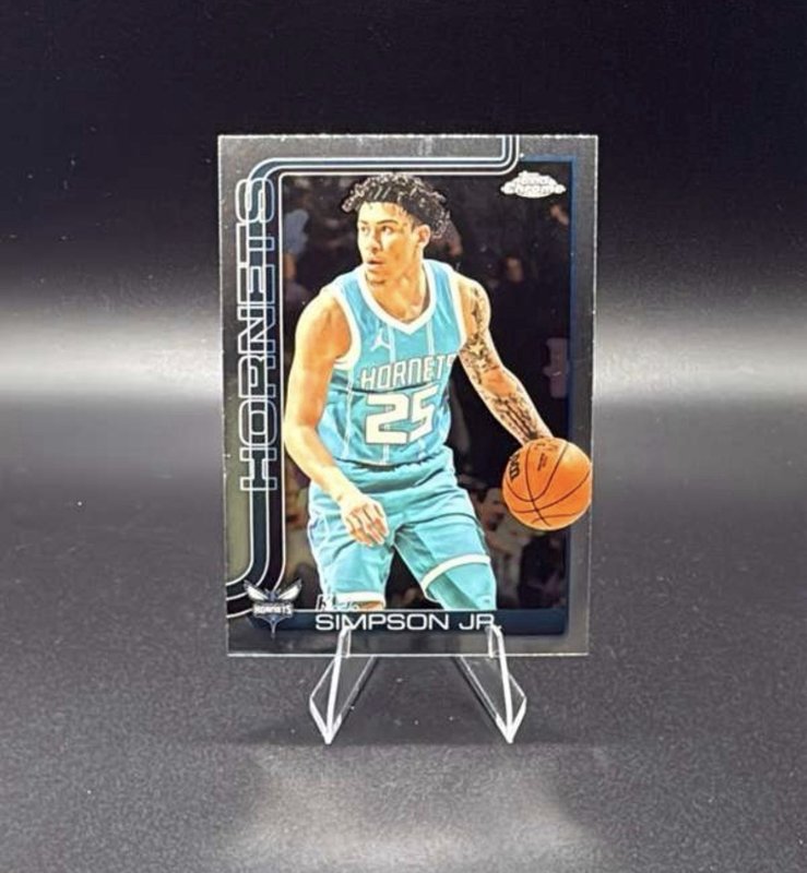 2025-26 Topps Chrome - KJ Simpson Jr. #45