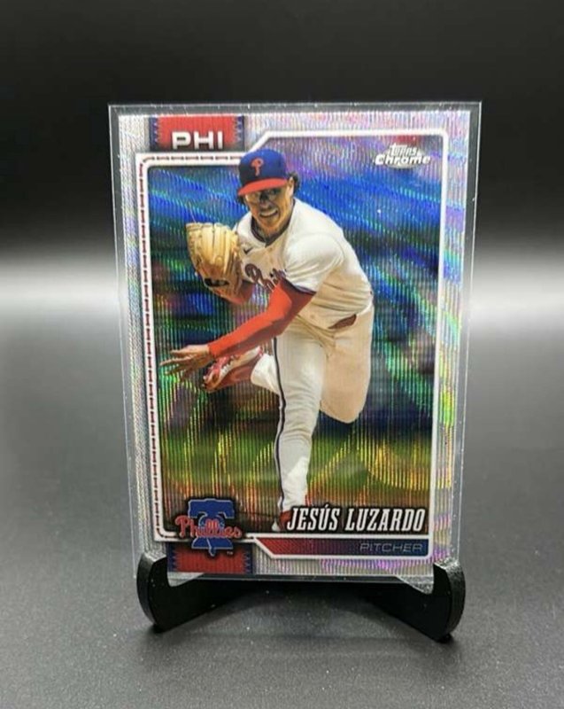 2026 Topps Chrome #265 Jesús Luzardo Wave Refractors