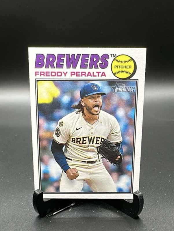 2026 Topps Heritage Alternate Banner Variation #291 Freddy Peralta