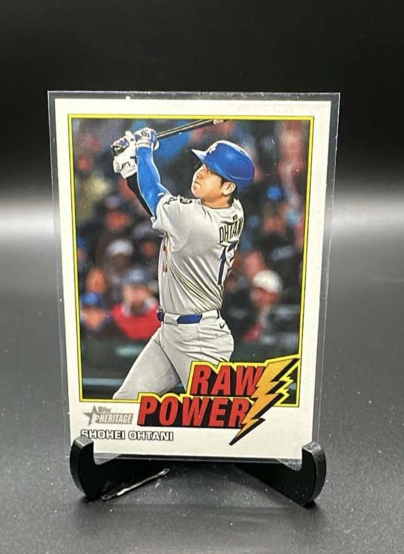 2026 Topps Heritage Shohei Ohtani Raw Power Insert RP-SO Dodgers