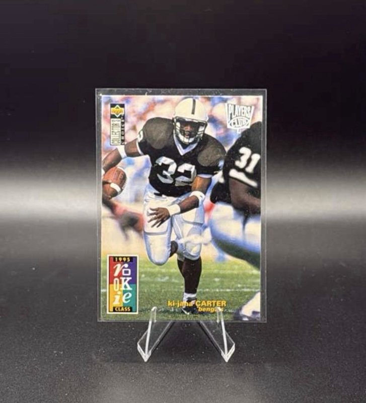 1995 Upper Deck Collector's Choice - Ki-Jana Carter #1 Players Club (RC)