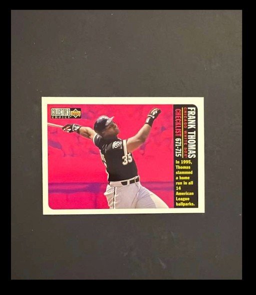 1996 Upper Deck Collector's Choice - Checklist Frank Thomas #759
