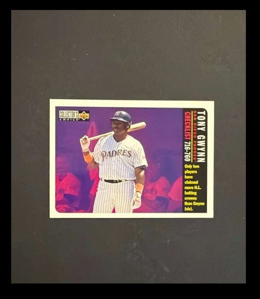 1996 Upper Deck Collector's Choice - Checklist Tony Gwynn #760