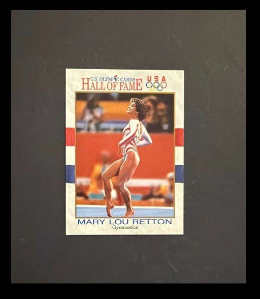 1991 Impel U.S. Olympicards Hall of Fame - Mary Lou Retton #27 Back Photo in...