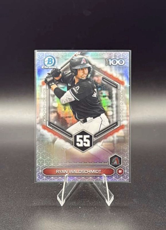 2026 Bowman Top 100 #BTP-55 Ryan Waldschmidt Chrome Refractor Diamondbacks