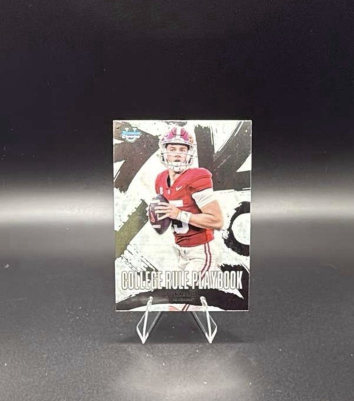 2025 Bowman University Chrome - College Rule PlayBook Ty Simpson #CRP-12 (RC)