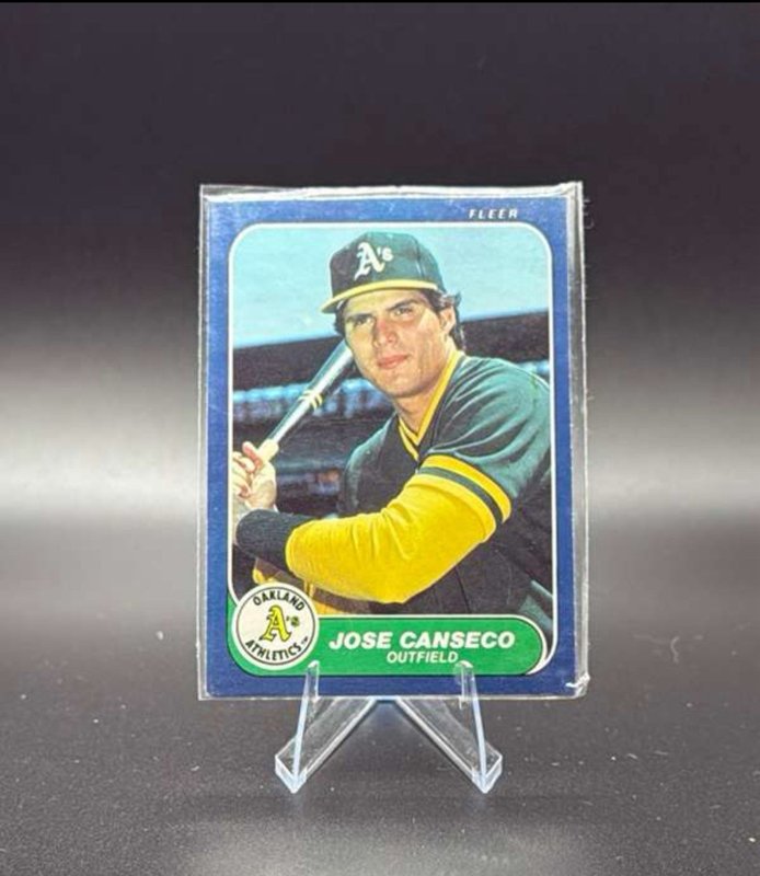 1986 Fleer Update - Jose Canseco #U-20 (RC)