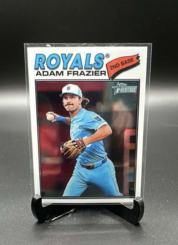 2026 Topps Heritage Chrome Adam Frazier SP Kansas City Royals #262