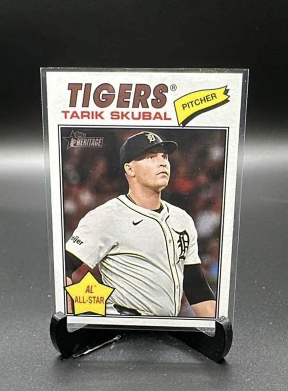 2026 Topps Heritage Tarik Skubal All-Star Logo Star Variation SP #281 CMP 981