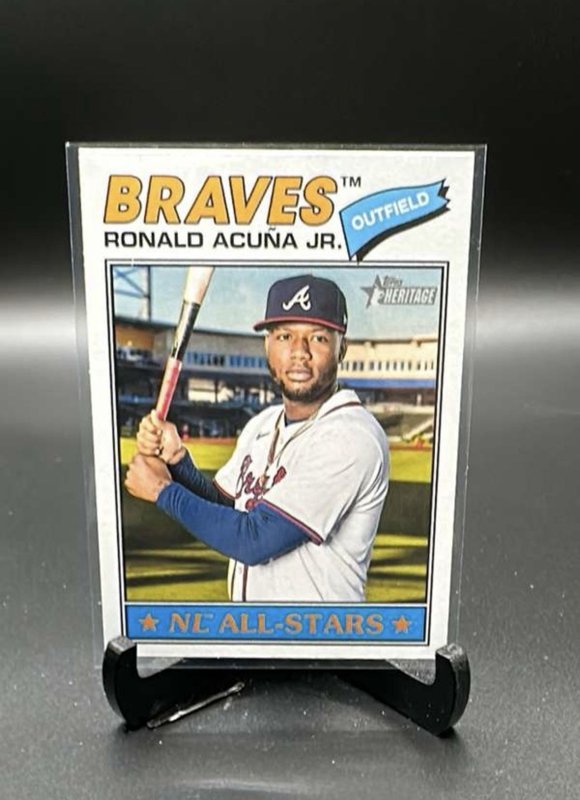 2026 Topps Heritage Ronald Acuna Jr #55 All-star