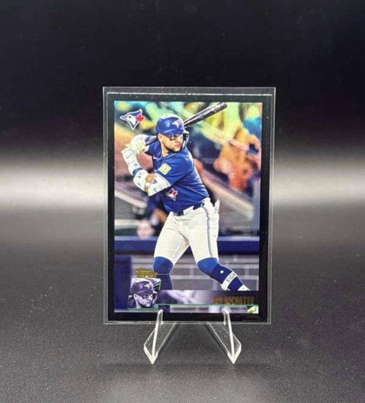 2025 Topps Archives - 1996 Topps Bo Bichette #110 Black Foilboard