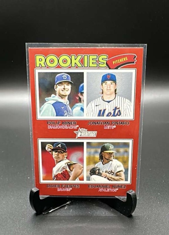 2026 Topps Heritage Abner, Pintaro, Fuentes, Nunez, Red Border  -  62026-201