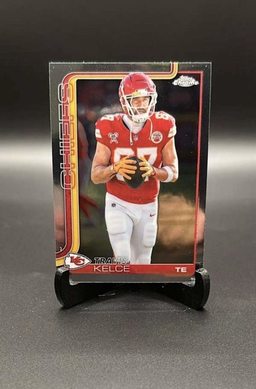 2025 Topps Chrome Travis Kelce Kansas City Chiefs Football Card #150