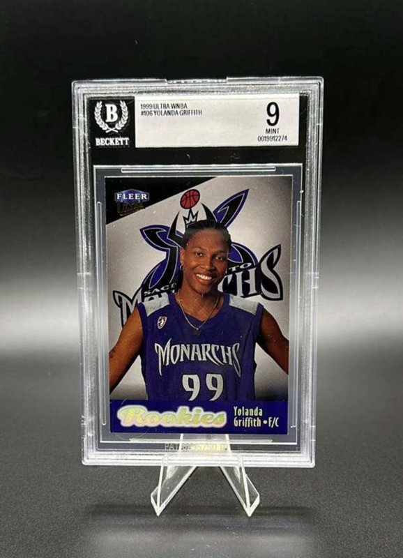 FLEER 1999 Ultra Yolanda Griffith #106 WNBA BGS 9 ROOKIES