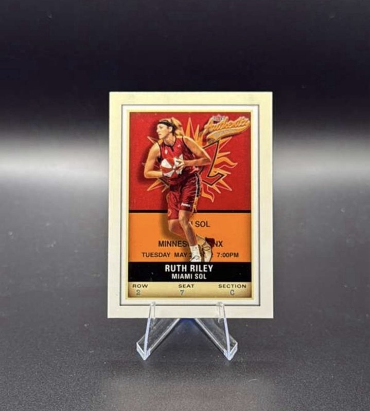 2002 Fleer Authentix WNBA - Ruth Riley #98 Miami Sol