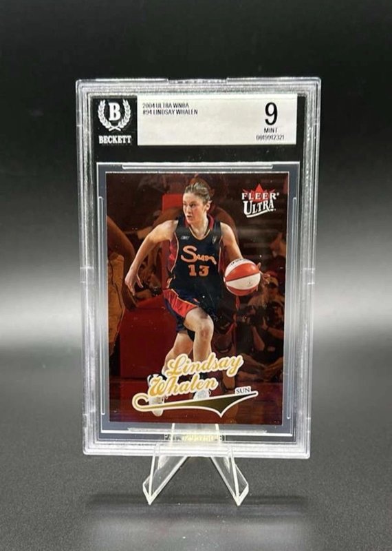 2004 Fleer Ultra WNBA Lindsay Whalen RC #94 SUN Rookie BGS 9