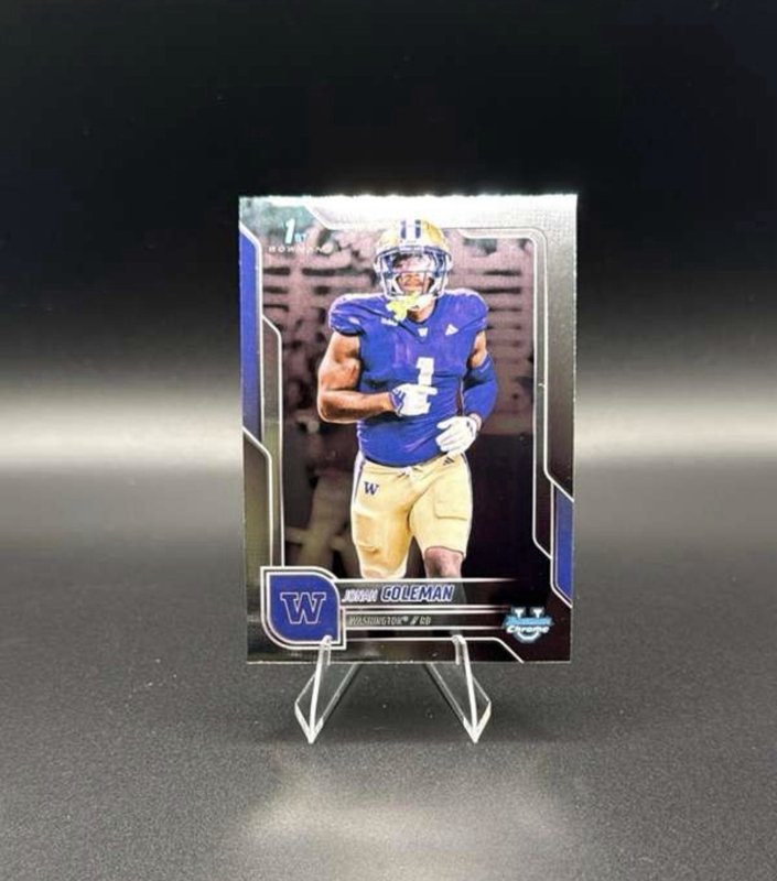 2025 Bowman University Chrome - Jonah Coleman #18 (RC)