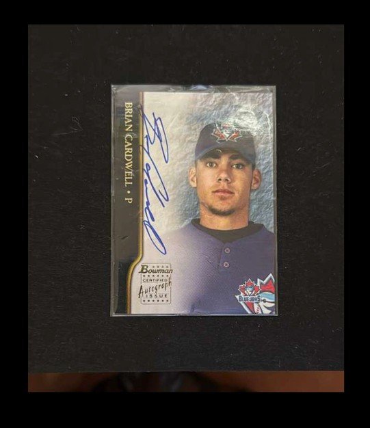 2002 Bowman - Autographs Brian Cardwell #BA-BDC (AU)