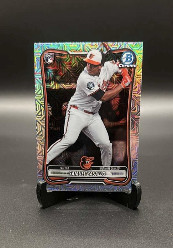 2026 Bowman - Chrome Samuel Basallo #93 Mega Box Mojo Refractor (RC)