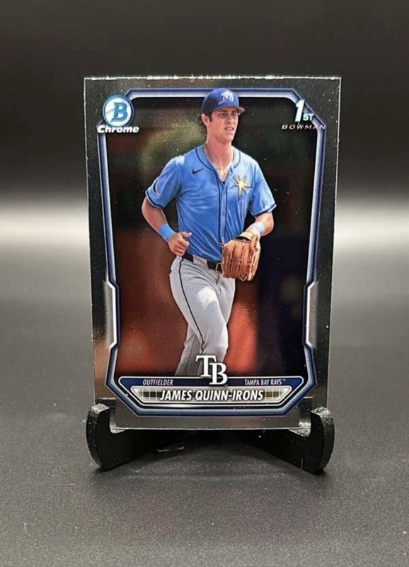 James Quinn-Irons 1st Chrome Prospect Rookie RC 2026 Bowman Card #BCP-4 Rays