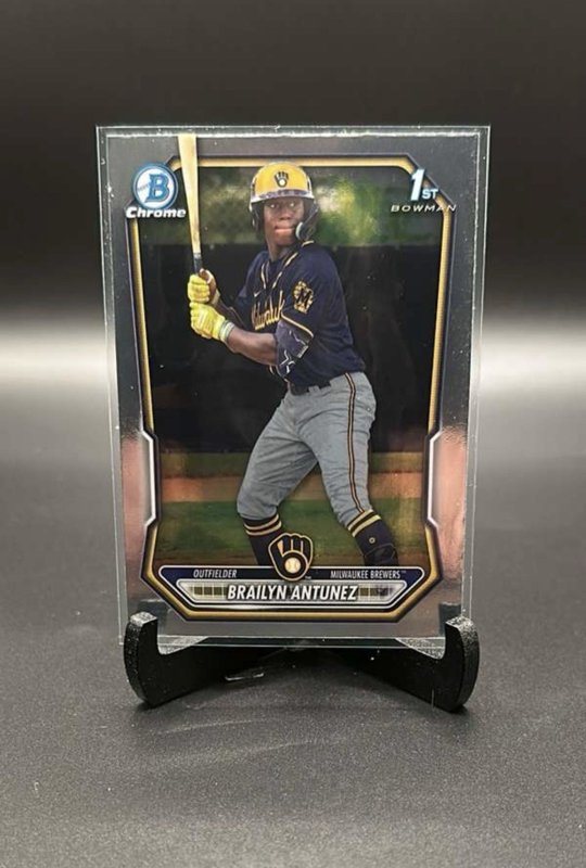 2026 Bowman Chrome Prospects Brailyn Antunez #BCP-41 Milwaukee Brewers
