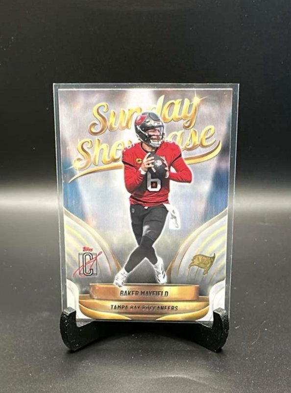 Baker Mayfield 2025 Topps Signature Class Sunday Showcase Buccaneers