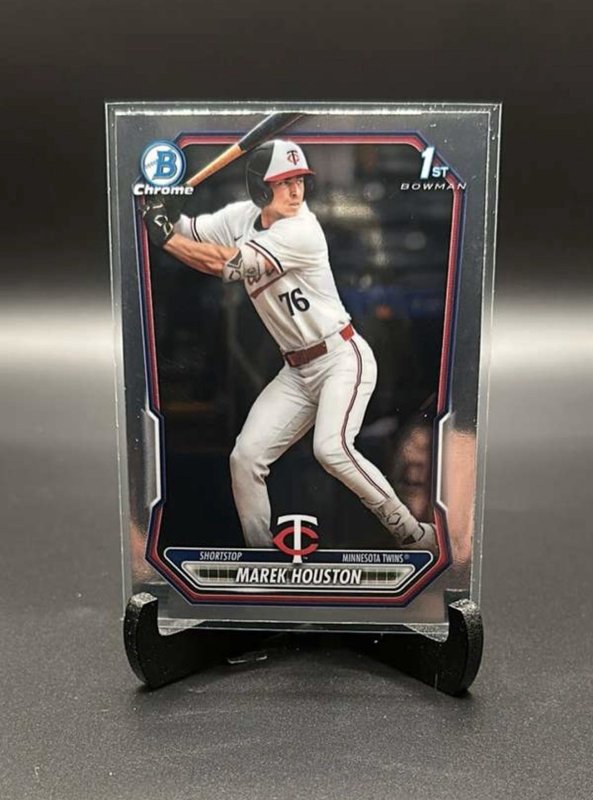 Marek Houston - 2026 Bowman Chromes Prospect #BCP-16 Minnesota Twins
