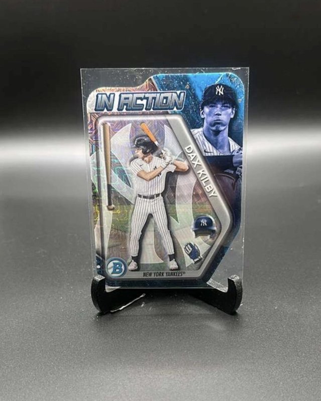 2025 Bowman Draft - Bowman in Action Dax Kilby #BIA-18 Mojo Refractor (RC)